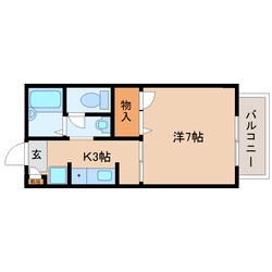 王寺駅 徒歩12分 2階の物件間取画像